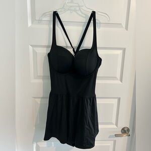 Black Women's One Piece Swimsuit